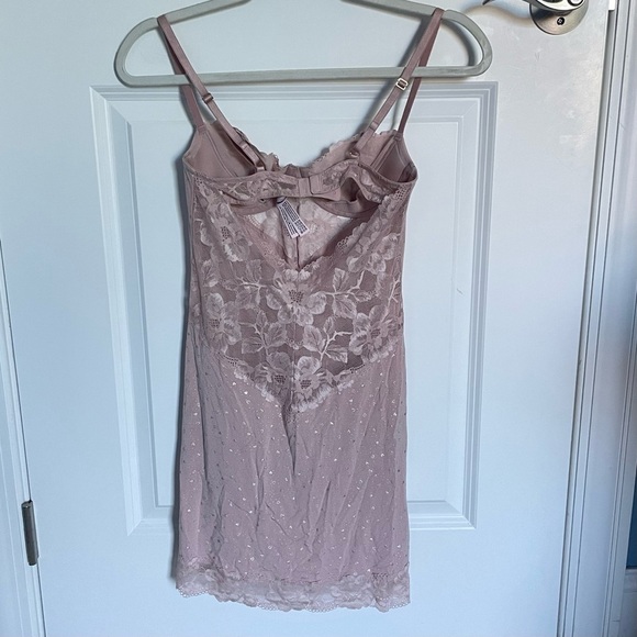 New! Victoria’s Secret Modal & Lace Cupped Mini Slip Dress Lingerie 47398 - Picture 5 of 13